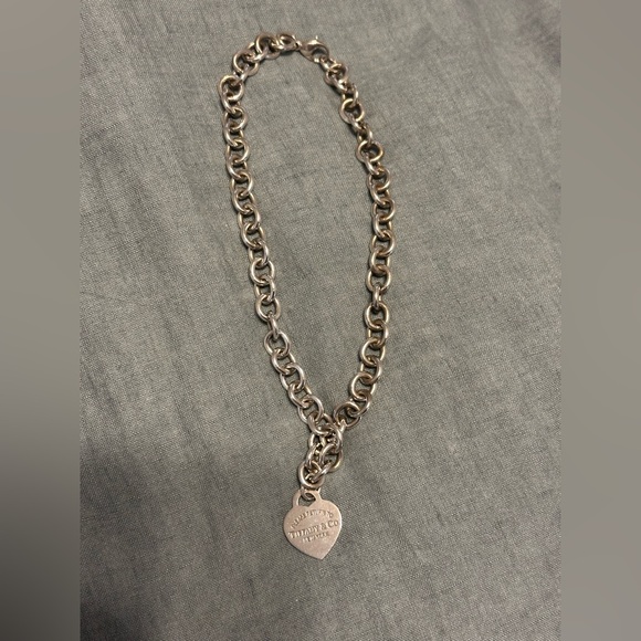 Return to Tiffany Heart Tag Silver Chain Necklace - Picture 5 of 5
